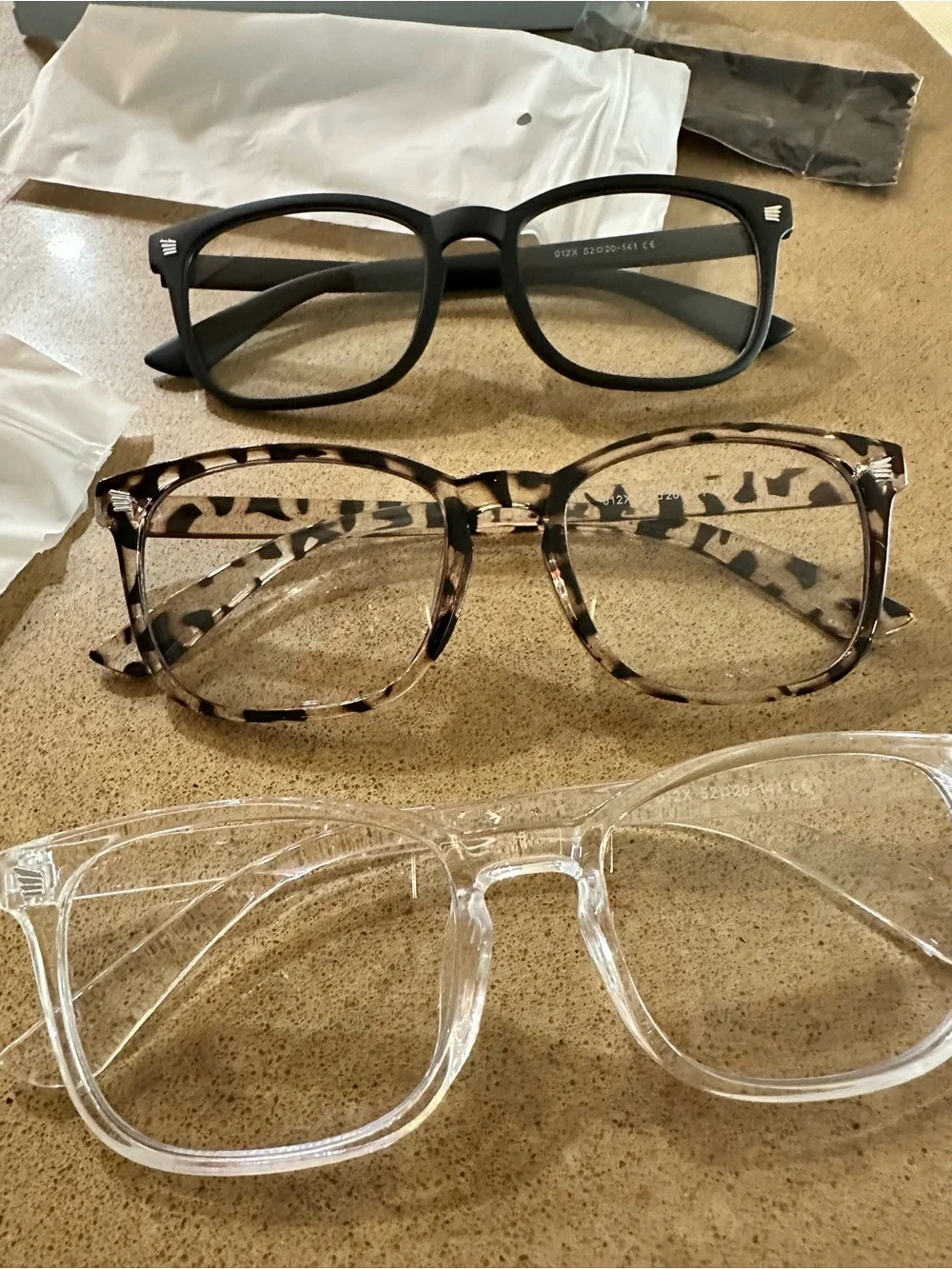 Classic Square Women’s Glasses Frame - Black, Tortoiseshell & Clear